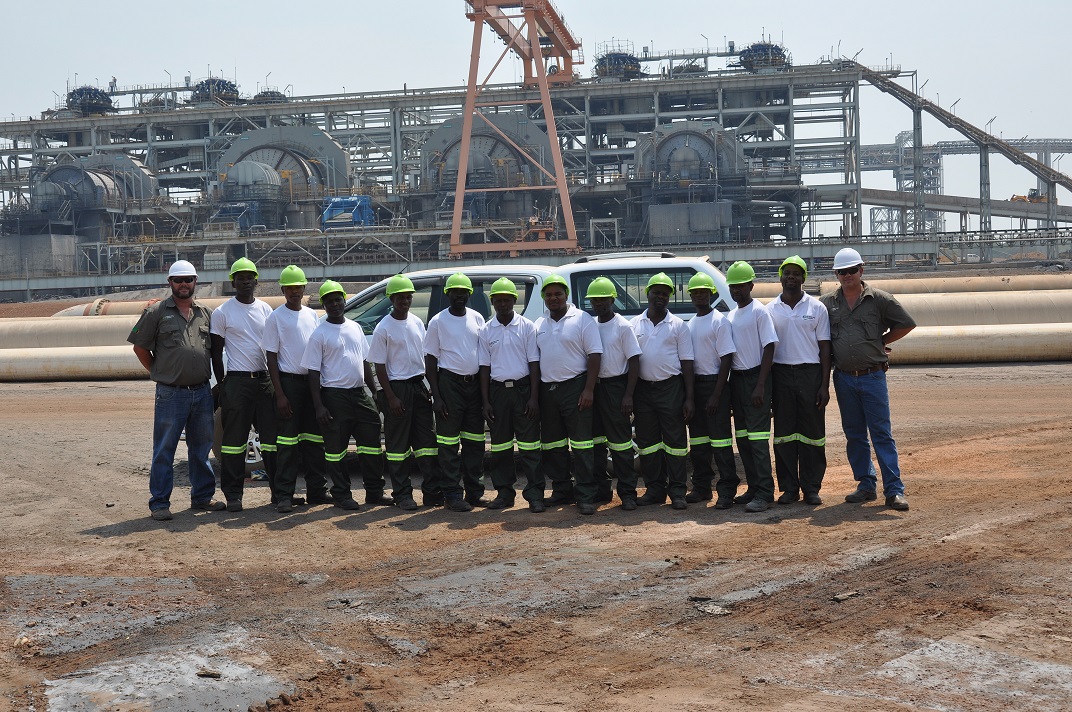 CLS team on site at Kalumbila